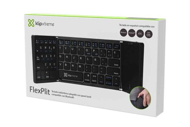 FlexPlit: el teclado plegable que cabe en la mochila y facilita trabajar desde cualquier lugar